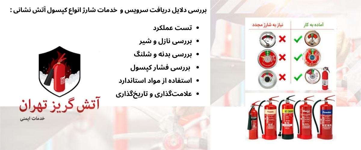 اهمیت شارژ کپسول آتشنشانی فوری و با قیمت اتحادیه در حفظ ایمنی