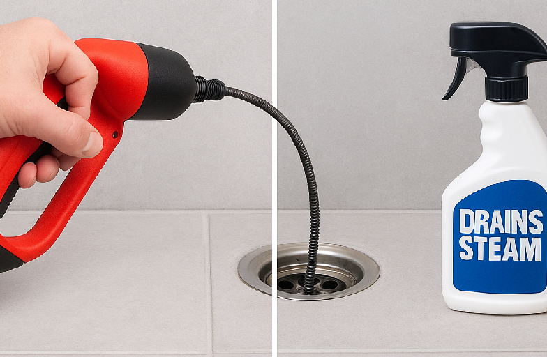 لوله‌ بازکنی با فنر برقی یا مواد شیمیایی؟ مقایسه واقعی