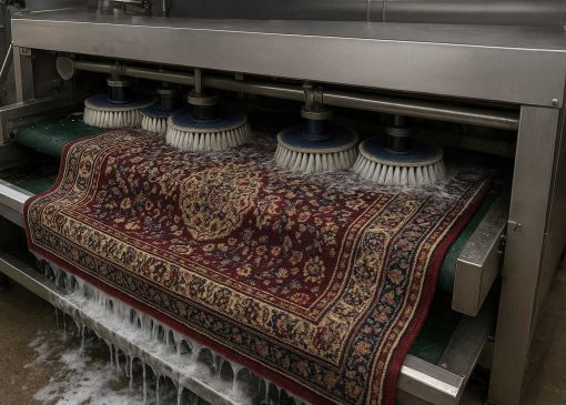قالیشویی شیراز؛ نگاهی به تحول شستشوی فرش با دستگاه‌های تمام‌اتوماتیک صنعتی