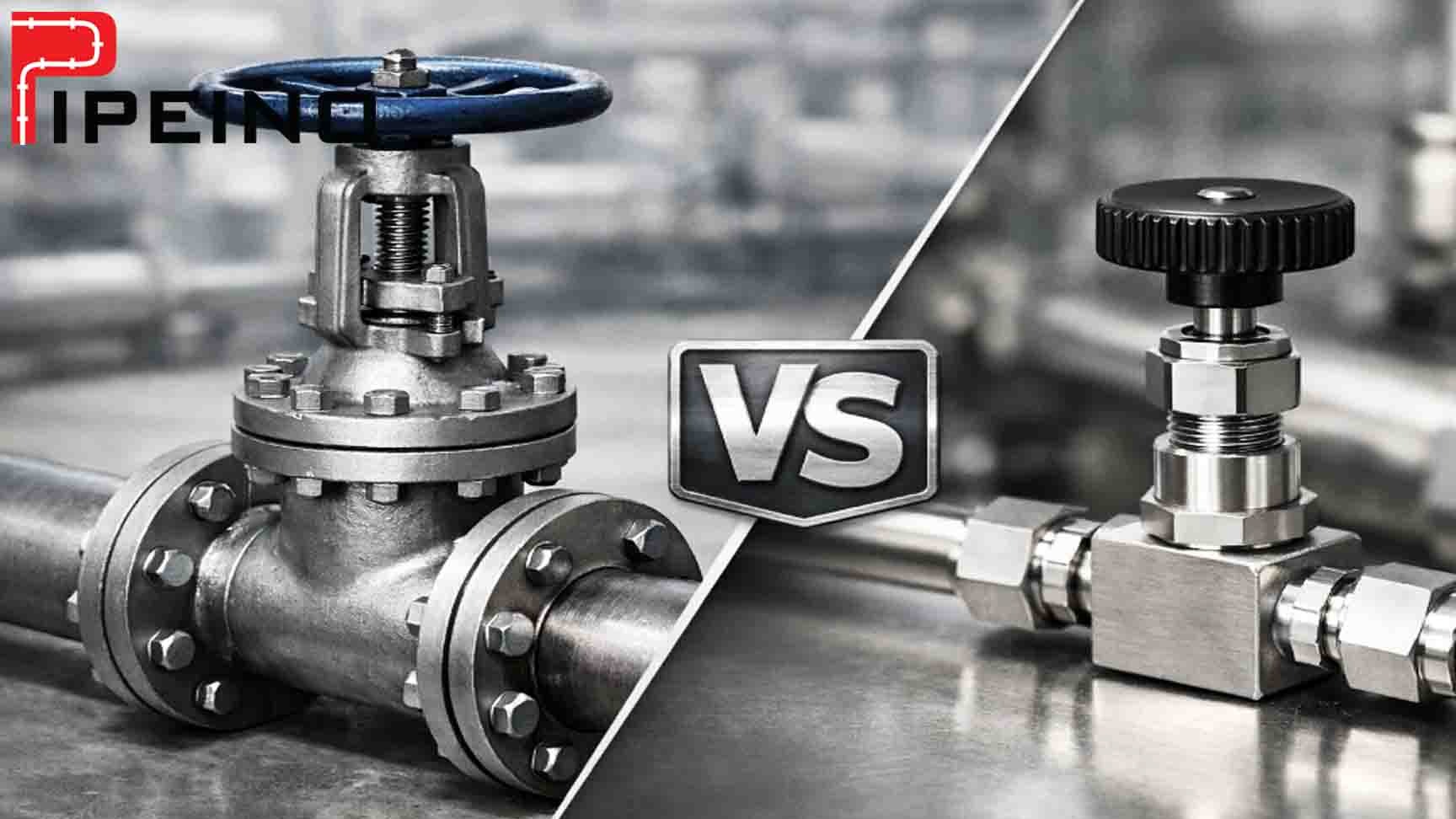 راهنمای تخصصی انتخاب شیرآلات صنعتی | تفاوت شیر کشویی و سوزنی در پروژه ‌های پایپینگ